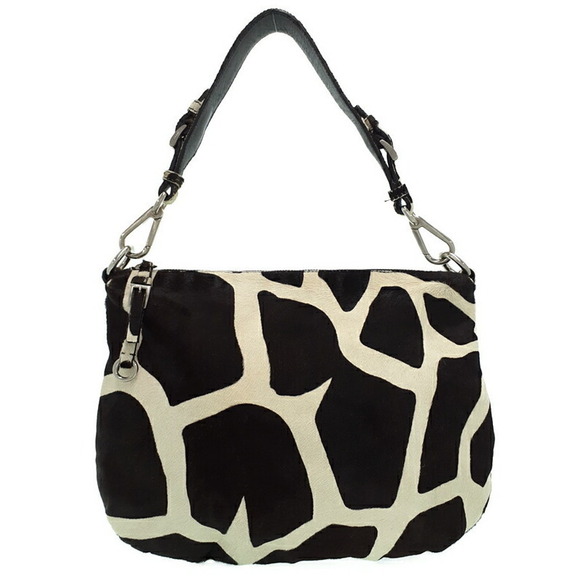 Prada Handbags - Prada Calf Hair One Shoulder Hobo Bag